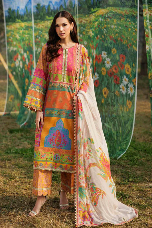 Picture of Charizma - Combination Embroidered Lawn Collection Vol 2 - CC6-12 - Unstitched - Available at Raja Sahib