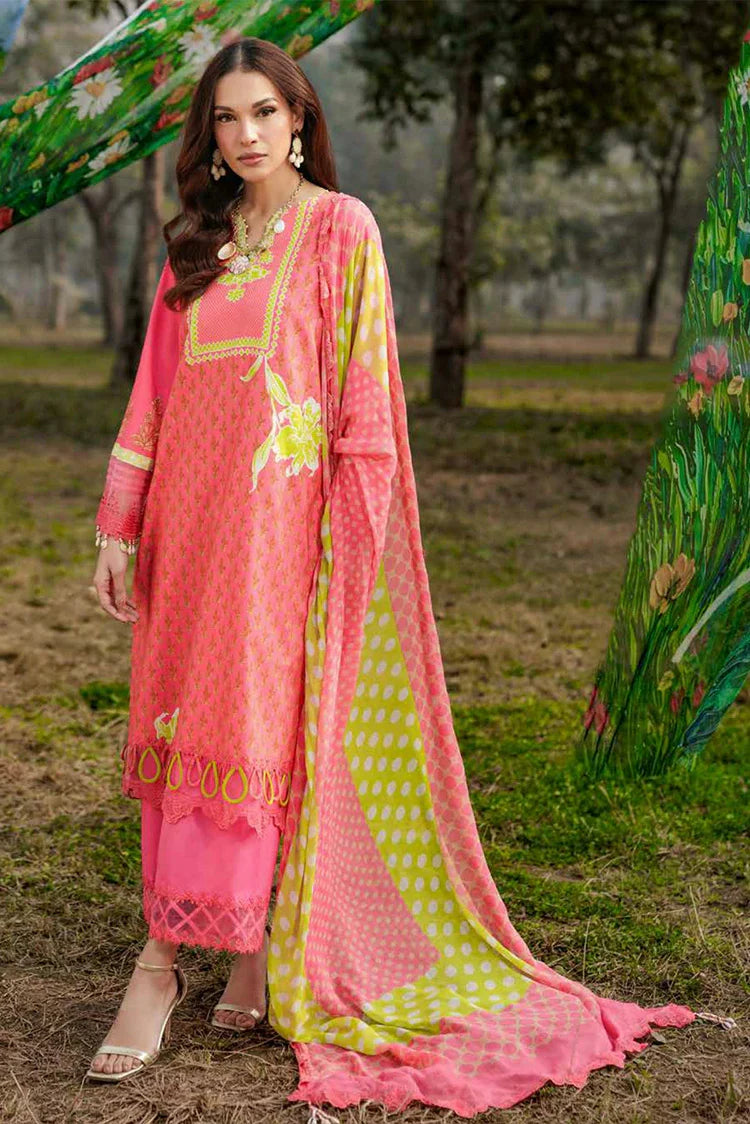 Charizma - Combination Embroidered Lawn Collection Vol 2 - CC6-18 - Unstitched