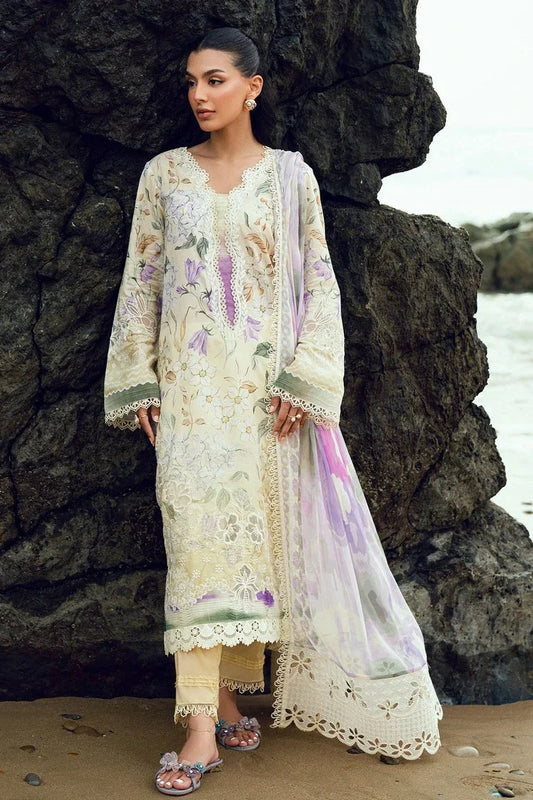 Picture of Nureh - Gardenia Embroidered and Printed Lawn Collection Vol 2 - NSG-197 - Unstitched - Available at Raja Sahib