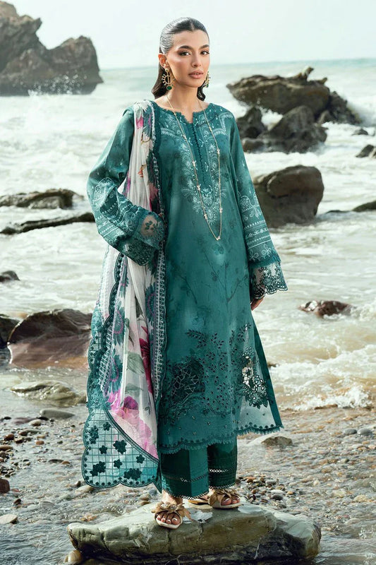 Picture of Nureh - Gardenia Embroidered and Printed Lawn Collection Vol 2 - NSG-198 - Unstitched - Available at Raja Sahib