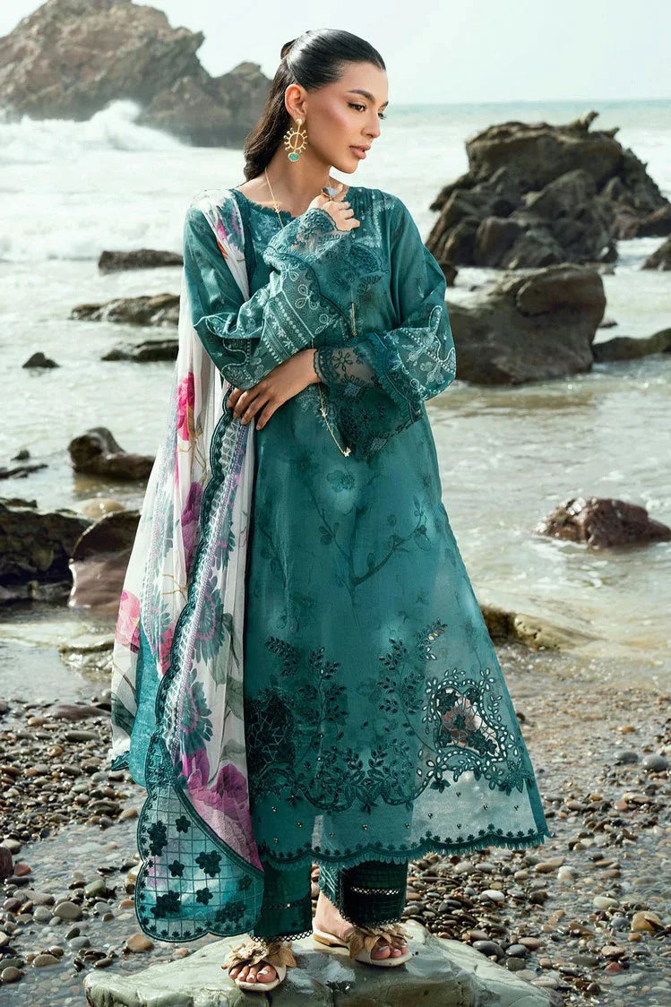 Picture of Nureh - Gardenia Embroidered and Printed Lawn Collection Vol 2 - NSG-198 - Unstitched - Available at Raja Sahib