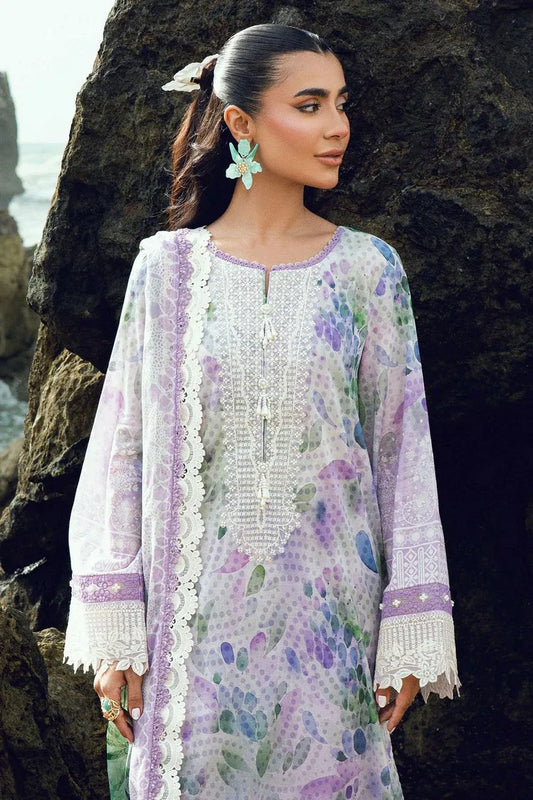 Picture of Nureh - Gardenia Embroidered and Printed Lawn Collection Vol 2 - NSG-200 - Unstitched - Available at Raja Sahib