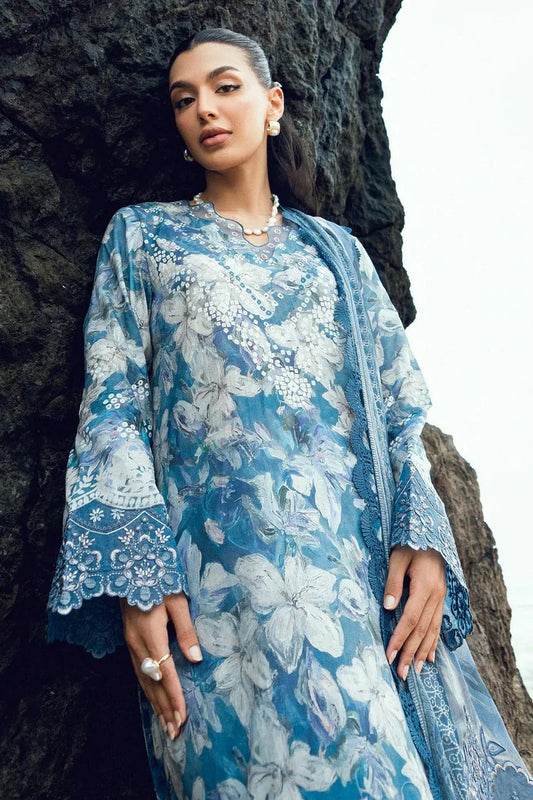 Picture of Nureh - Gardenia Embroidered and Printed Lawn Collection Vol 2 - NSG-201 - Unstitched - Available at Raja Sahib