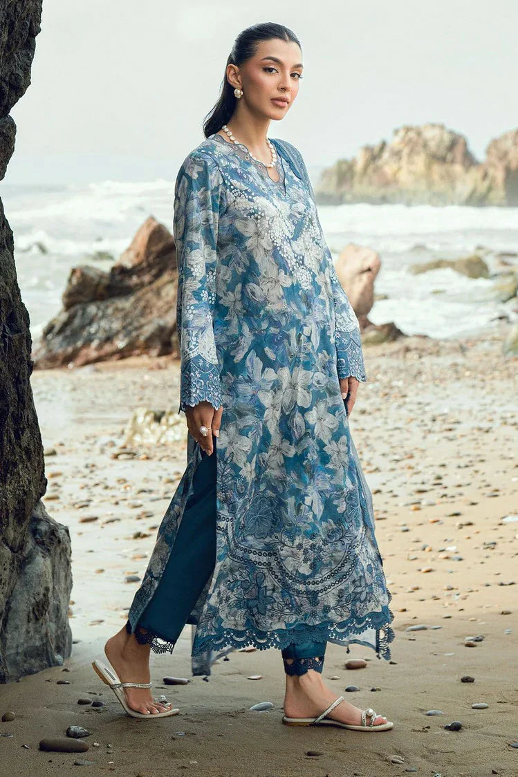 Picture of Nureh - Gardenia Embroidered and Printed Lawn Collection Vol 2 - NSG-201 - Unstitched - Available at Raja Sahib