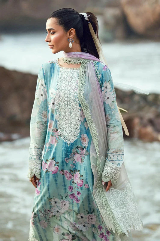 Picture of Nureh - Gardenia Embroidered and Printed Lawn Collection Vol 2 - NSG-202 - Unstitched - Available at Raja Sahib