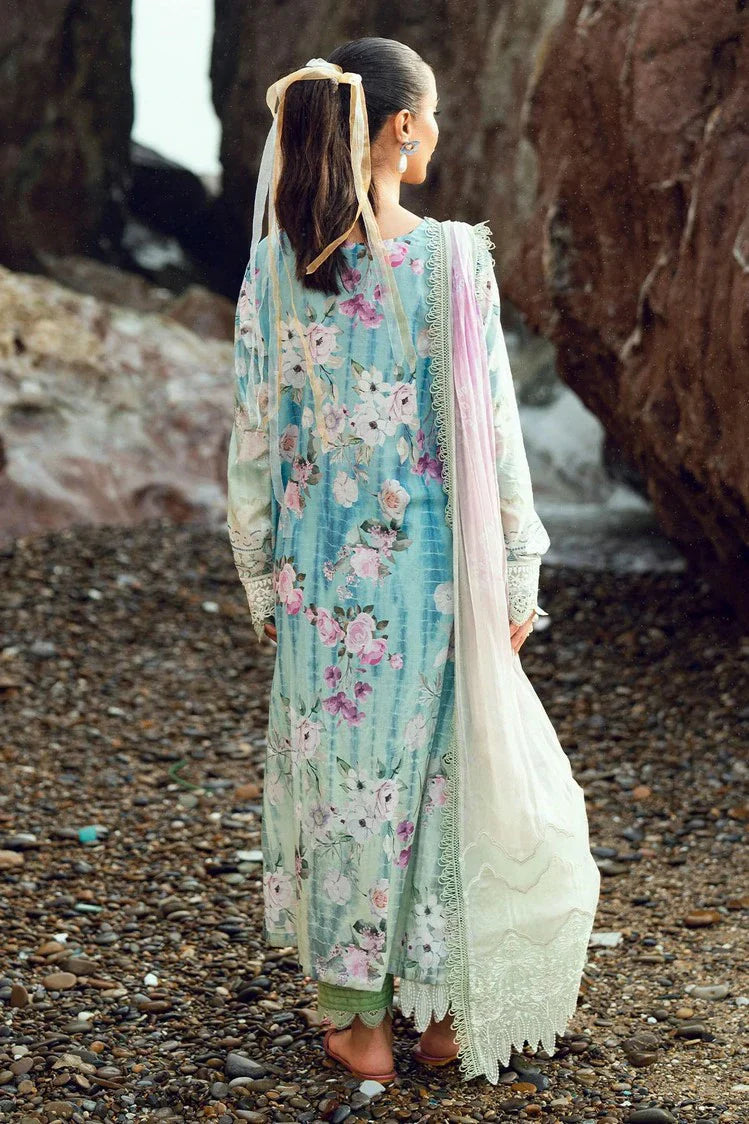 Picture of Nureh - Gardenia Embroidered and Printed Lawn Collection Vol 2 - NSG-202 - Unstitched - Available at Raja Sahib