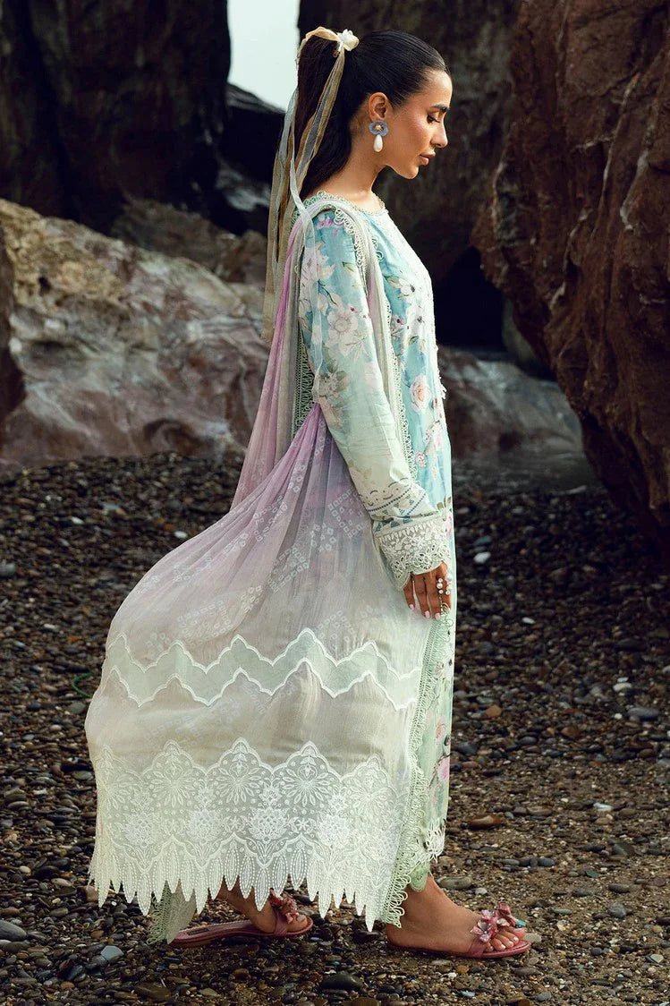 Picture of Nureh - Gardenia Embroidered and Printed Lawn Collection Vol 2 - NSG-202 - Unstitched - Available at Raja Sahib