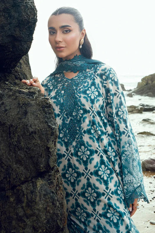 Picture of Nureh - Gardenia Embroidered and Printed Lawn Collection Vol 2 - NSG-204 - Unstitched - Available at Raja Sahib