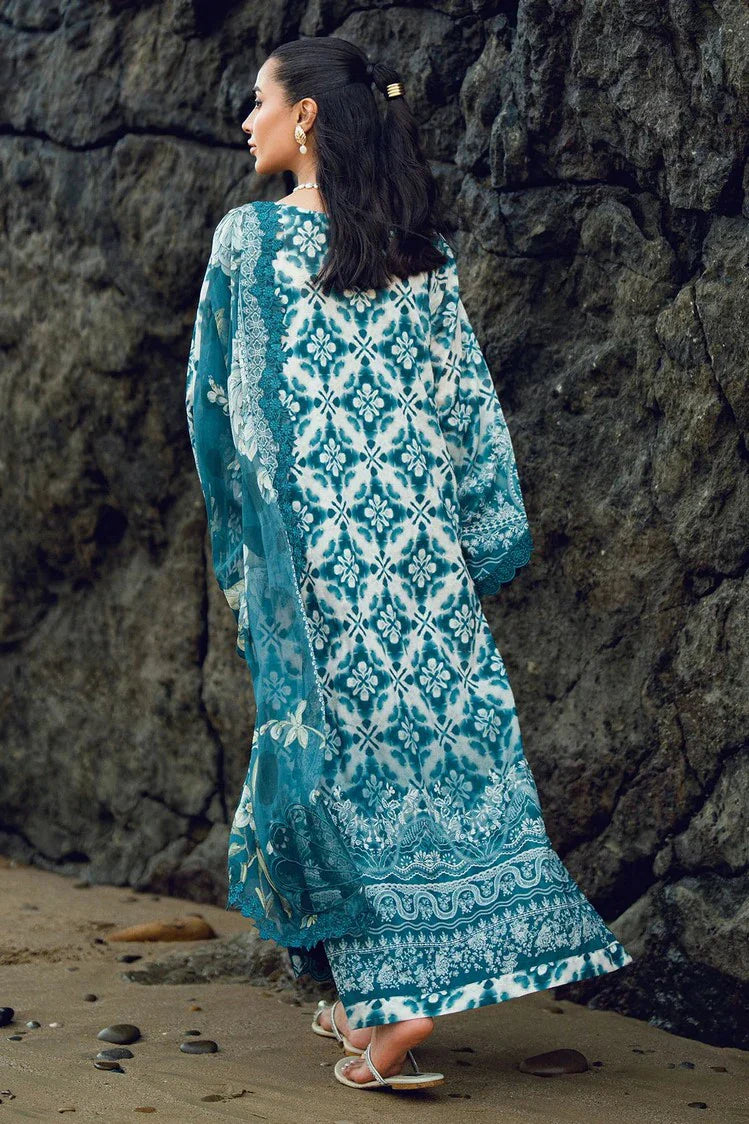 Picture of Nureh - Gardenia Embroidered and Printed Lawn Collection Vol 2 - NSG-204 - Unstitched - Available at Raja Sahib