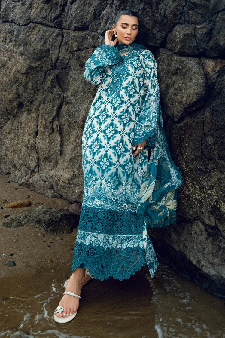 Picture of Nureh - Gardenia Embroidered and Printed Lawn Collection Vol 2 - NSG-204 - Unstitched - Available at Raja Sahib