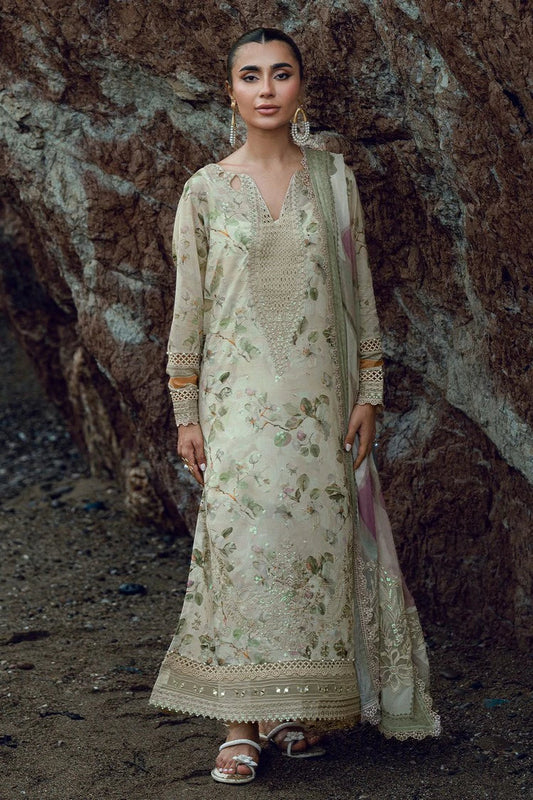 Picture of Nureh - Gardenia Embroidered and Printed Lawn Collection Vol 2 - NSG-205 - Unstitched - Available at Raja Sahib