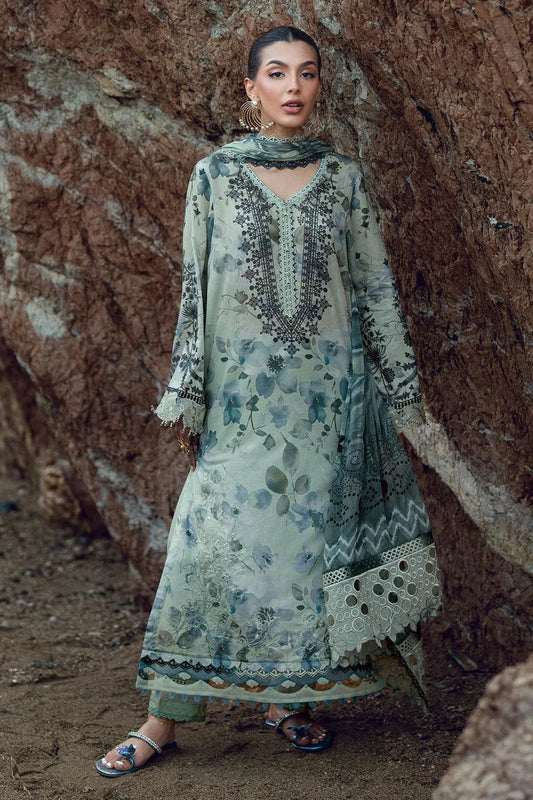 Picture of Nureh - Gardenia Embroidered and Printed Lawn Collection Vol 2 - NSG-206 - Unstitched - Available at Raja Sahib