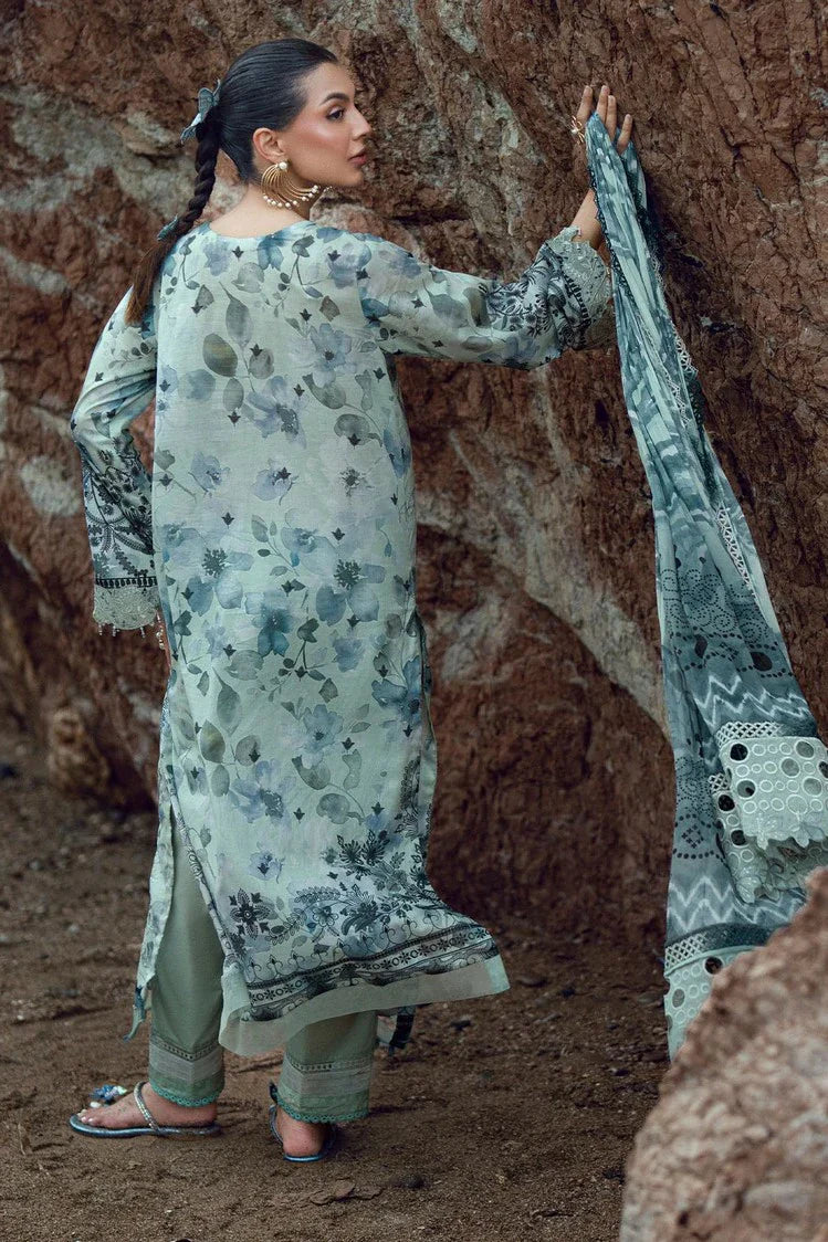 Picture of Nureh - Gardenia Embroidered and Printed Lawn Collection Vol 2 - NSG-206 - Unstitched - Available at Raja Sahib