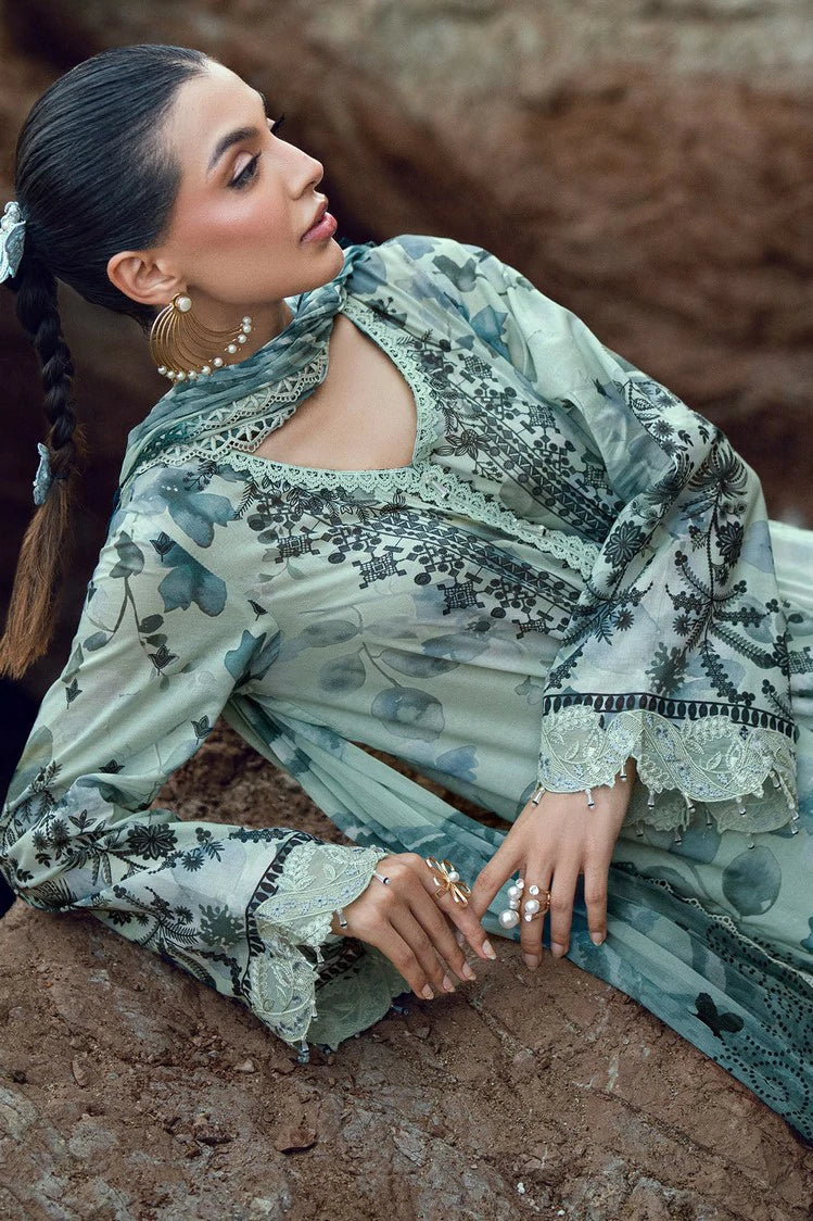 Picture of Nureh - Gardenia Embroidered and Printed Lawn Collection Vol 2 - NSG-206 - Unstitched - Available at Raja Sahib