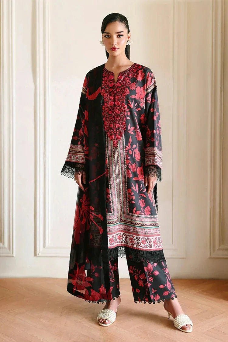 Picture of Roheenaz - Eclat Garden Printed Vol 4 - 01-Iris Garden - Unstitched - Available at Raja Sahib
