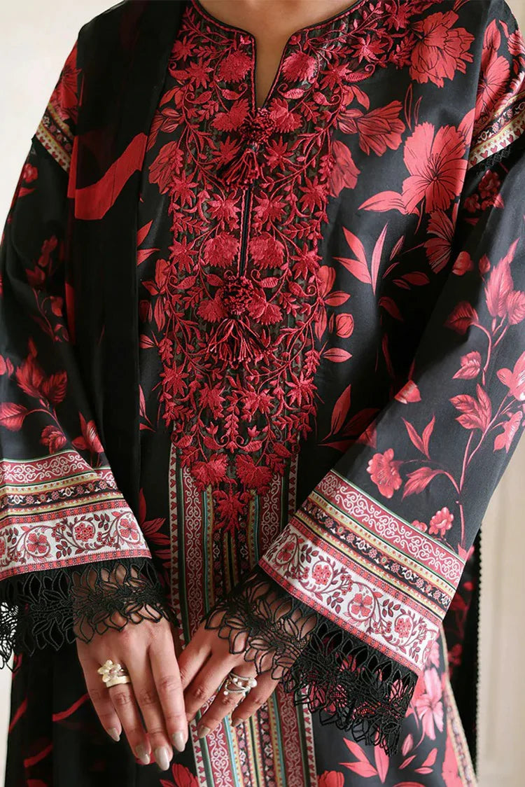 Picture of Roheenaz - Eclat Garden Printed Vol 4 - 01-Iris Garden - Unstitched - Available at Raja Sahib
