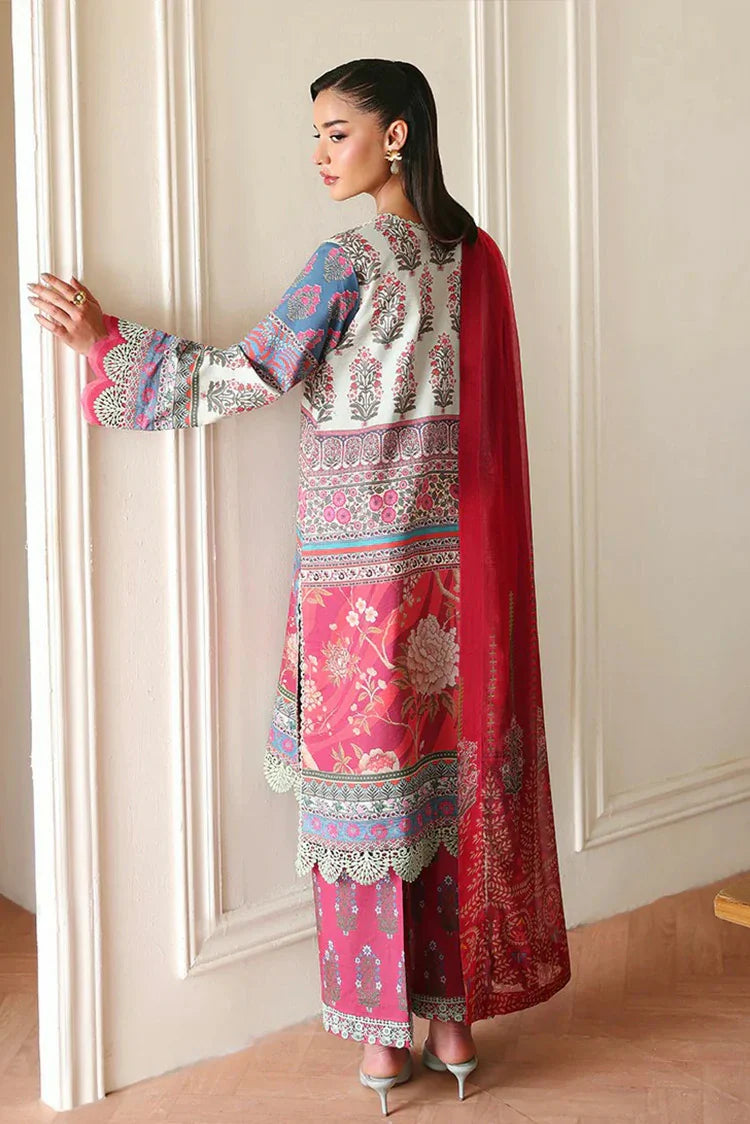 Picture of Roheenaz - Eclat Garden Printed Vol 4 - 02-Rosette Dream - Unstitched - Available at Raja Sahib