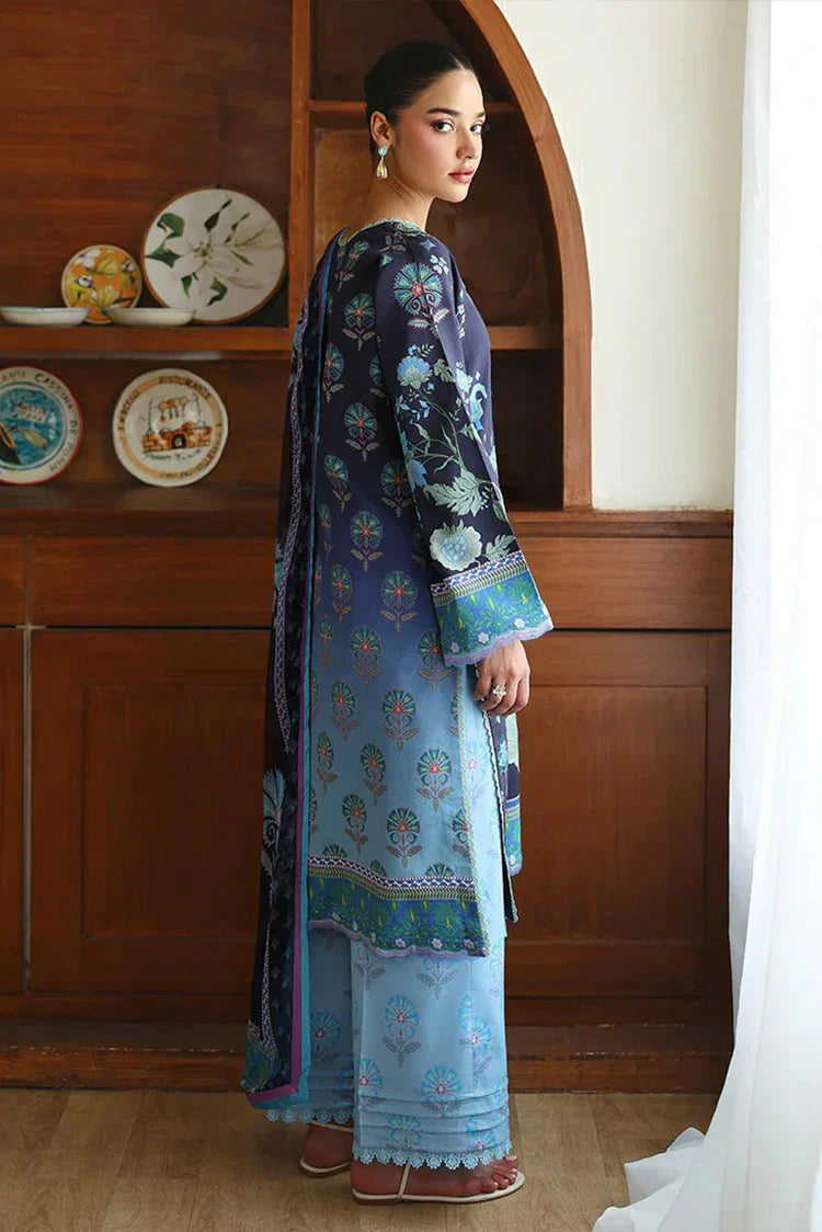 Picture of Roheenaz - Eclat Garden Printed Vol 4 - 04-Orchid Meadow - Unstitched - Available at Raja Sahib