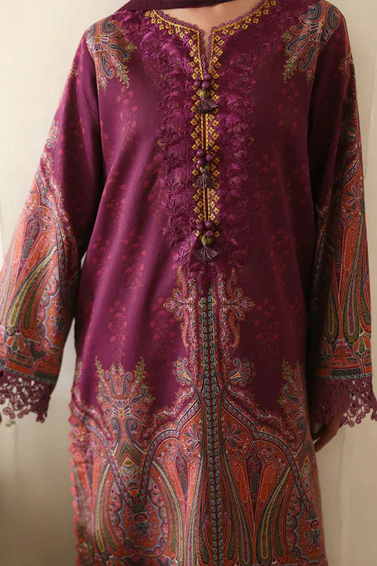 Picture of Roheenaz - Eclat Garden Printed Vol 4 - 08-Dahlia Dream - Unstitched - Available at Raja Sahib