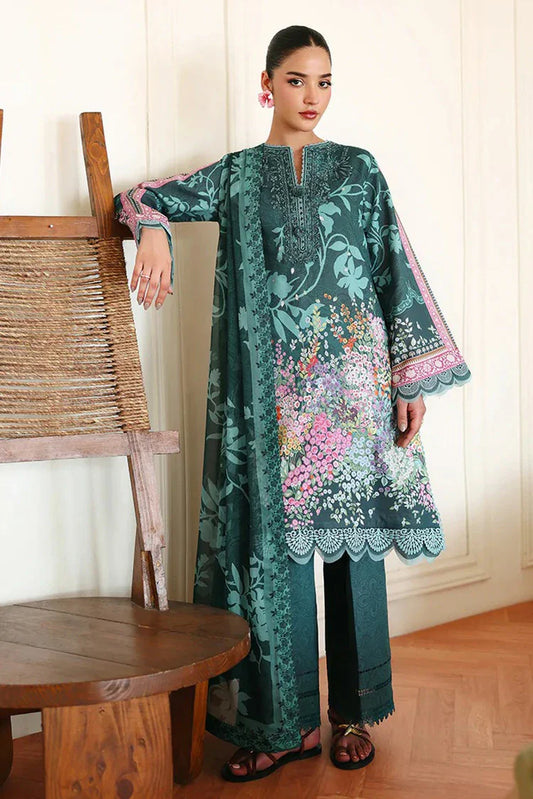 Picture of Roheenaz - Eclat Garden Printed Vol 4 - 09-Buttercup Bloom - Unstitched - Available at Raja Sahib