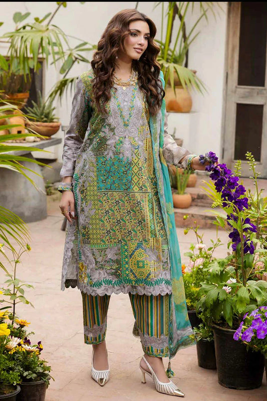 Charizma - Andaaz Embroidered Lawn Collection Vol 1 - AN-06 - Unstitched