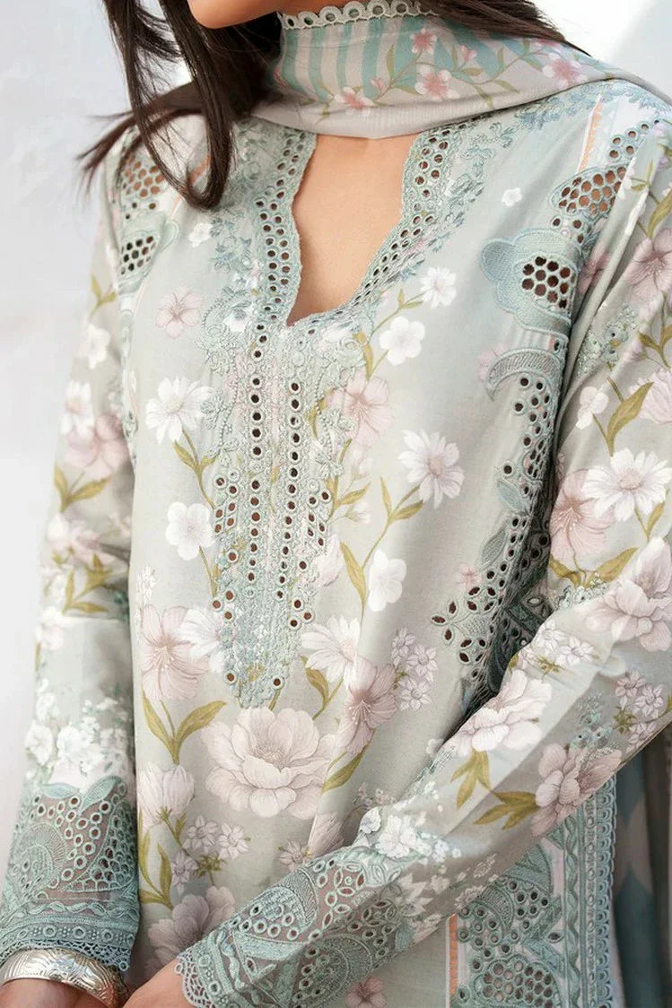 Picture of Afrozeh - Sunspell Embroidered Lawn Collection - 12010-Lumiereh - Unstitched - Available at Raja Sahib