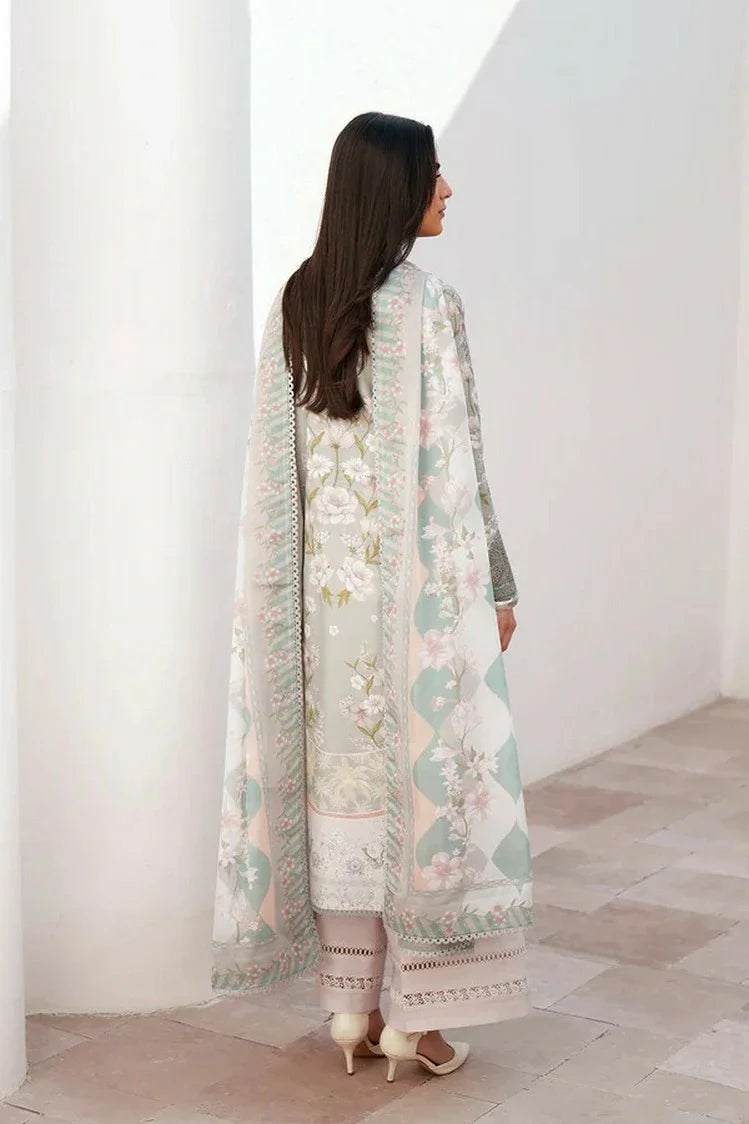 Picture of Afrozeh - Sunspell Embroidered Lawn Collection - 12010-Lumiereh - Unstitched - Available at Raja Sahib