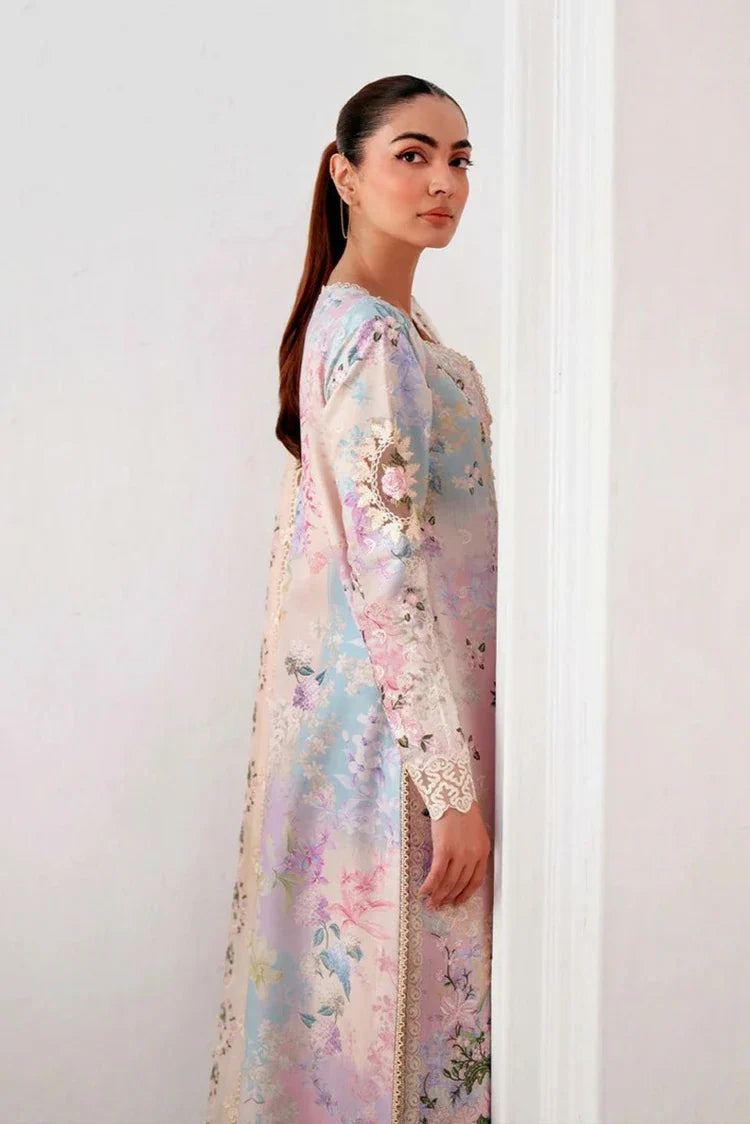 Picture of Afrozeh - Sunspell Embroidered Lawn Collection - 1201-Solithe - Unstitched - Available at Raja Sahib