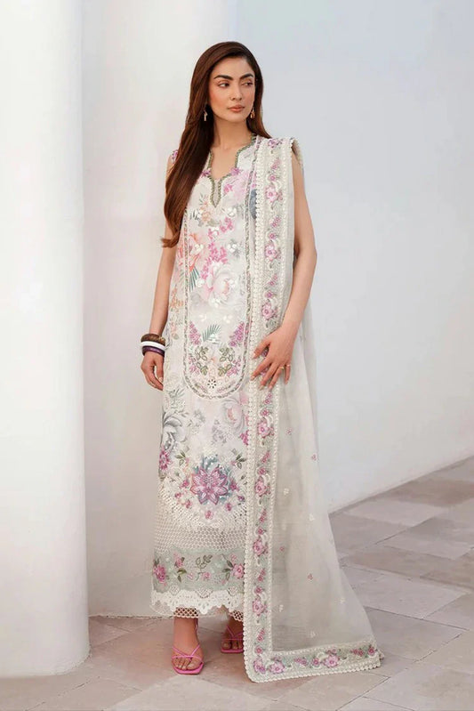 Picture of Afrozeh - Sunspell Embroidered Lawn Collection - 1203-Auremyst - Unstitched - Available at Raja Sahib