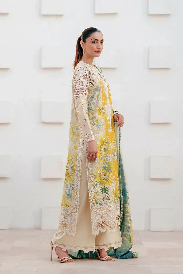 Picture of Afrozeh - Sunspell Embroidered Lawn Collection - 1204-Liorae - Unstitched - Available at Raja Sahib
