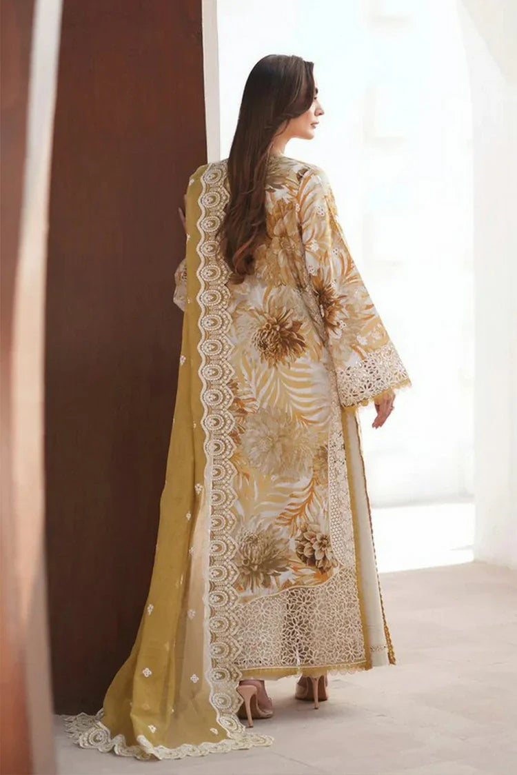 Picture of Afrozeh - Sunspell Embroidered Lawn Collection - 1207-Calyra - Unstitched - Available at Raja Sahib