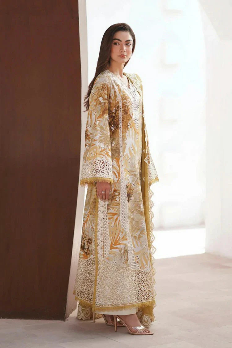 Picture of Afrozeh - Sunspell Embroidered Lawn Collection - 1207-Calyra - Unstitched - Available at Raja Sahib