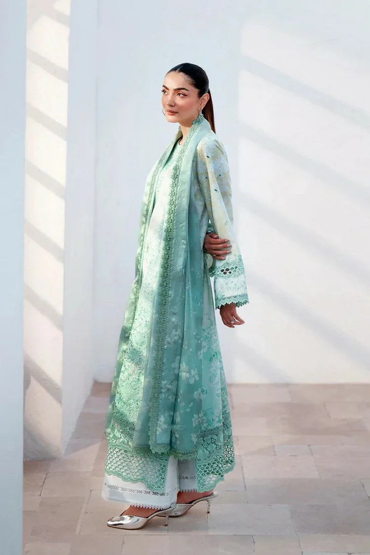 Picture of Afrozeh - Sunspell Embroidered Lawn Collection - 1209-Auryn - Unstitched - Available at Raja Sahib