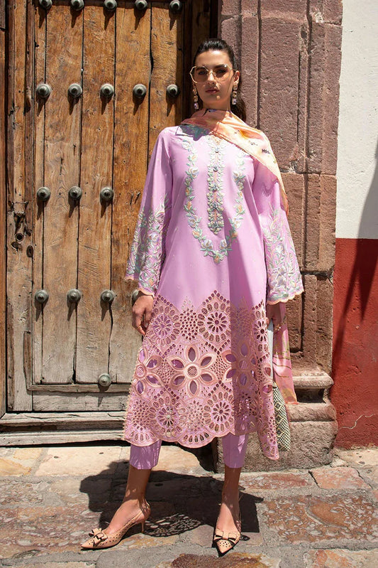 Picture of Mushq - Hemline Odyssey Lawn Collection - 01U-Alba - Unstitched - Available at Raja Sahib