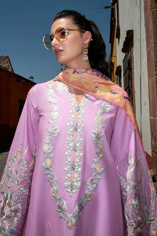 Picture of Mushq - Hemline Odyssey Lawn Collection - 01U-Alba - Unstitched - Available at Raja Sahib