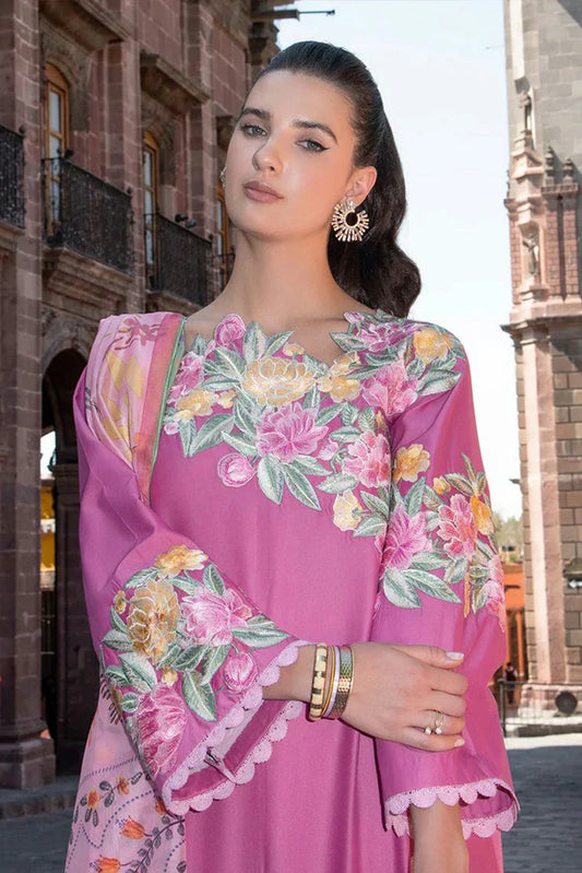 Picture of Mushq - Hemline Odyssey Lawn Collection - 05U-Meredith - Unstitched - Available at Raja Sahib