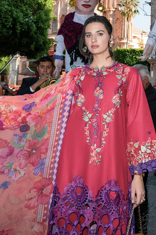 Picture of Mushq - Hemline Odyssey Lawn Collection - 07U-Nicolas - Unstitched - Available at Raja Sahib