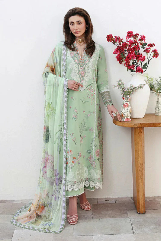 Picture of Roheenaz - Floral Reverie Embroidered Edit - 10-Daydream Gleam - Unstitched - Available at Raja Sahib