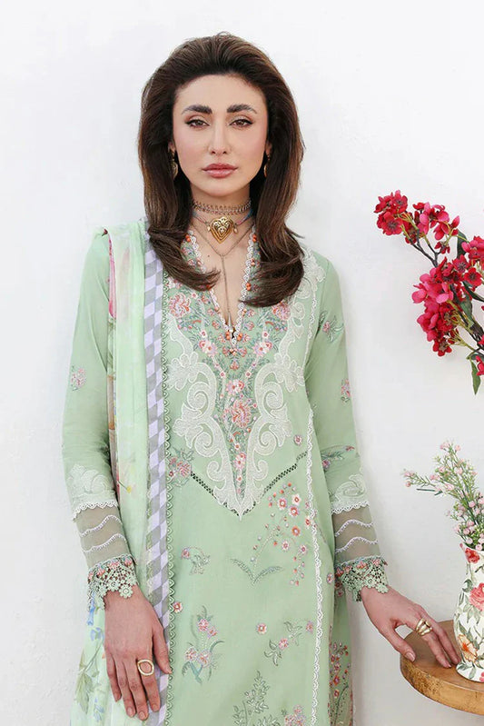 Picture of Roheenaz - Floral Reverie Embroidered Edit - 10-Daydream Gleam - Unstitched - Available at Raja Sahib