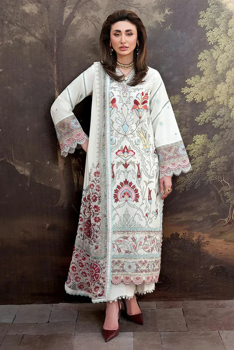 Picture of Roheenaz - Floral Reverie Embroidered Edit - 11-Lunar Glow - Unstitched - Available at Raja Sahib