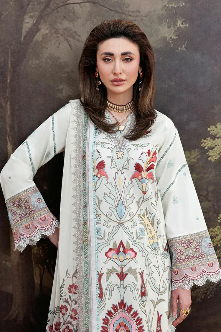 Picture of Roheenaz - Floral Reverie Embroidered Edit - 11-Lunar Glow - Unstitched - Available at Raja Sahib