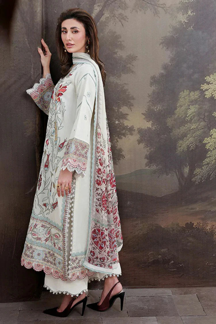 Picture of Roheenaz - Floral Reverie Embroidered Edit - 11-Lunar Glow - Unstitched - Available at Raja Sahib