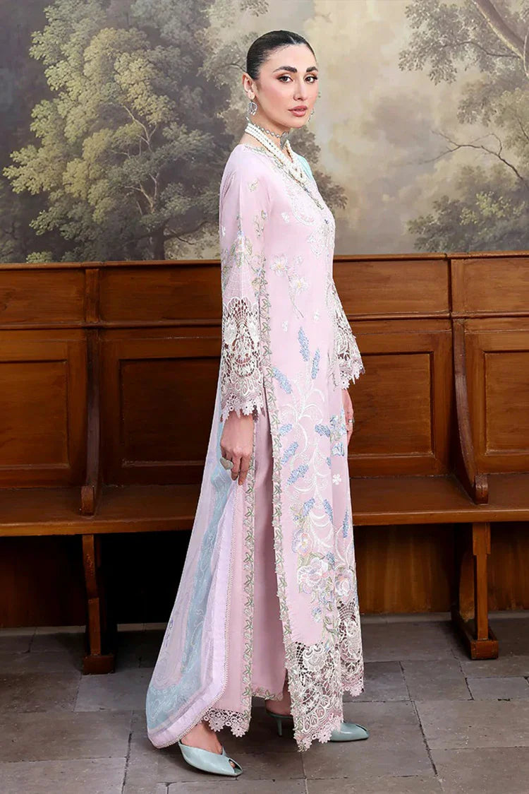Picture of Roheenaz - Floral Reverie Embroidered Edit - 01-Petal Bloom - Unstitched - Available at Raja Sahib