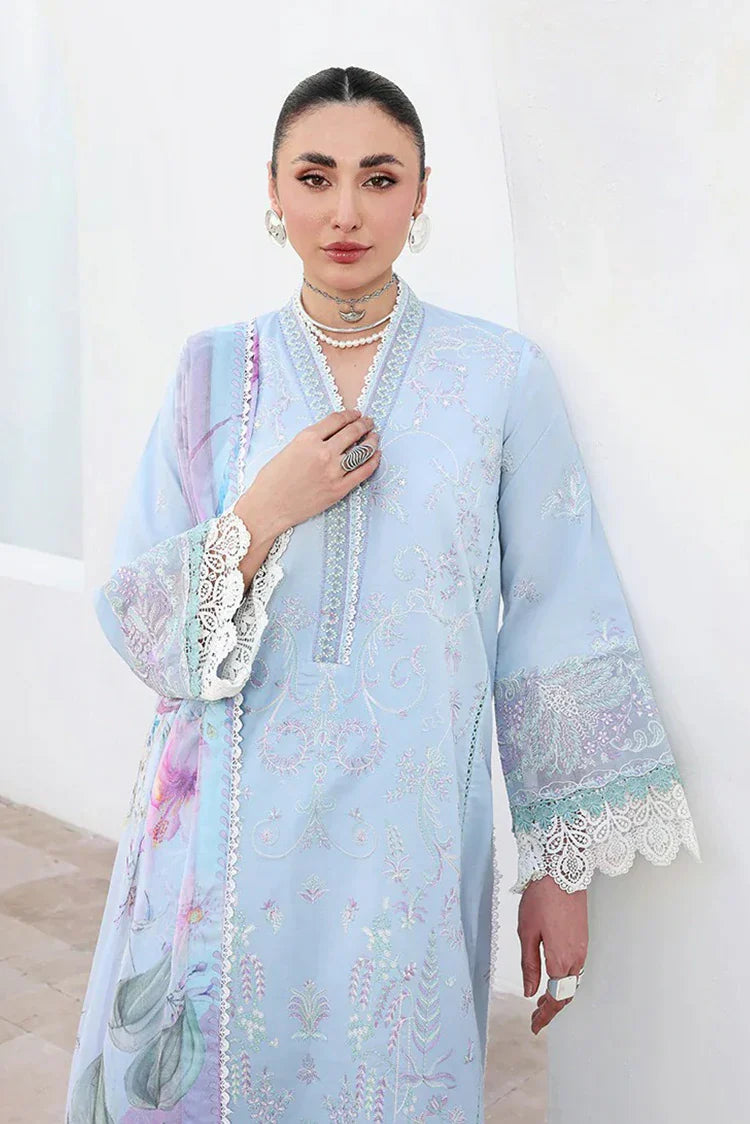 Picture of Roheenaz - Floral Reverie Embroidered Edit - 02-Morning Petal - Unstitched - Available at Raja Sahib