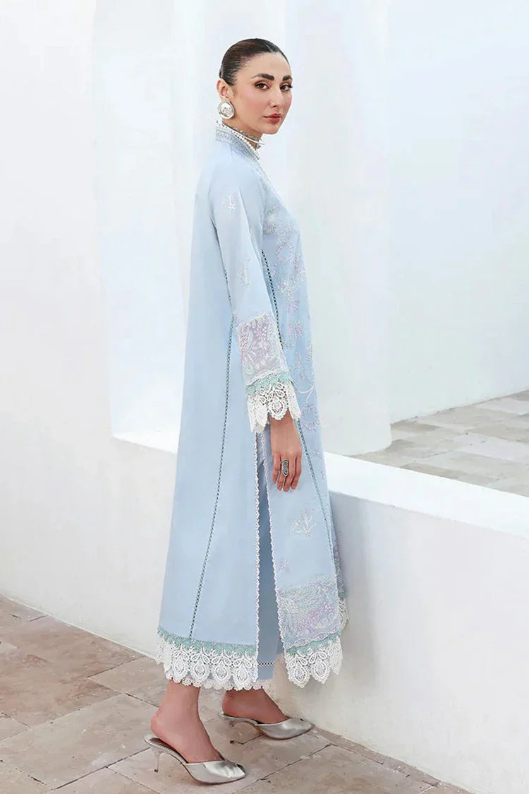 Picture of Roheenaz - Floral Reverie Embroidered Edit - 02-Morning Petal - Unstitched - Available at Raja Sahib
