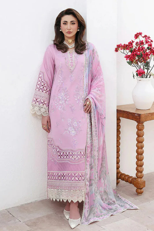 Picture of Roheenaz - Floral Reverie Embroidered Edit - 04-Pastel Dream - Unstitched - Available at Raja Sahib