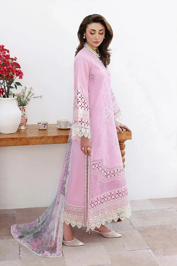 Picture of Roheenaz - Floral Reverie Embroidered Edit - 04-Pastel Dream - Unstitched - Available at Raja Sahib