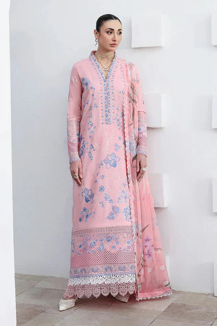 Picture of Roheenaz - Floral Reverie Embroidered Edit - 06-Crystal Glow - Unstitched - Available at Raja Sahib