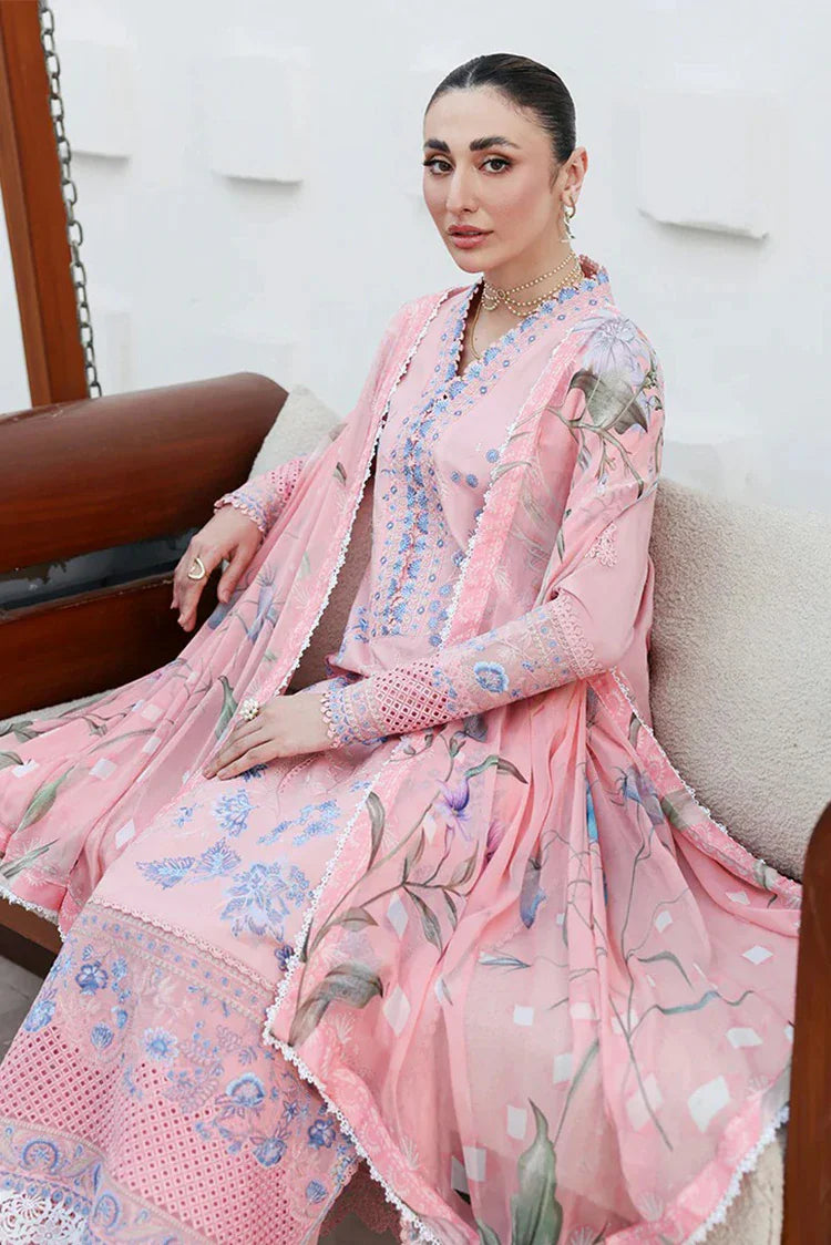 Picture of Roheenaz - Floral Reverie Embroidered Edit - 06-Crystal Glow - Unstitched - Available at Raja Sahib