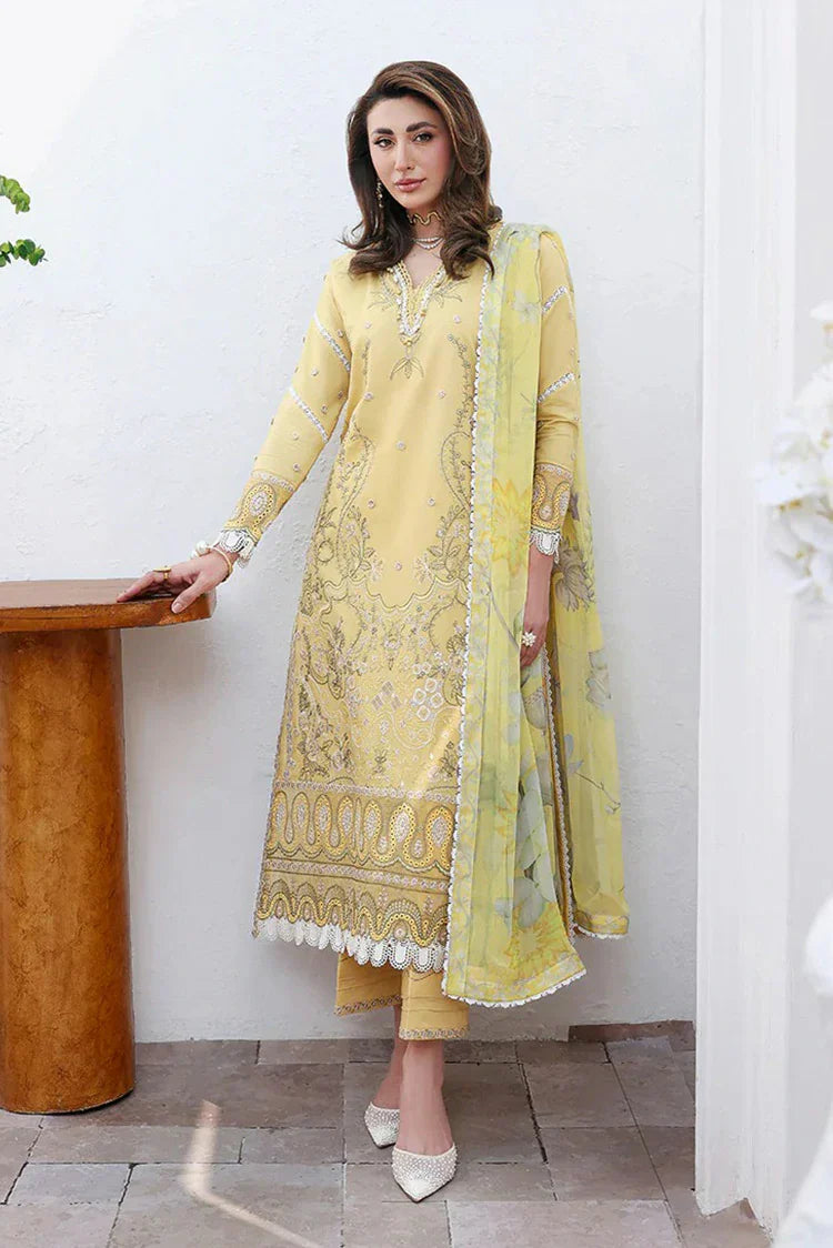 Picture of Roheenaz - Floral Reverie Embroidered Edit - 07-Summer Glow - Unstitched - Available at Raja Sahib